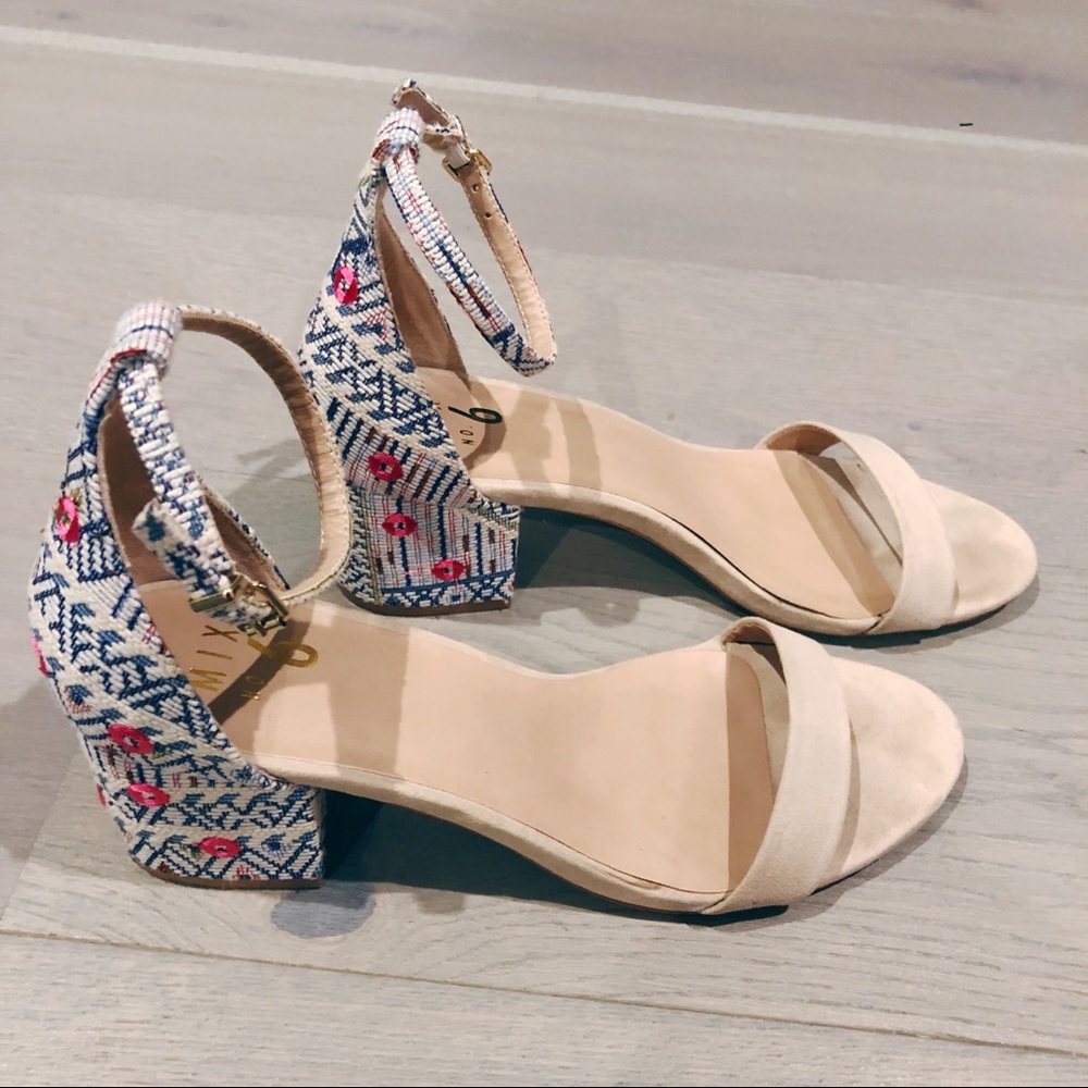 Mix No. 6 Lexine Block Heel Sandals